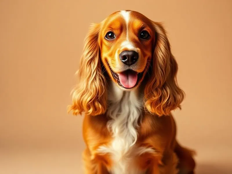 Cocker Spaniel Anglais chiot race chien salon expo/vente