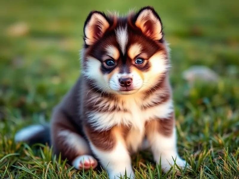 Pomsky chiot race chien salon expo/vente