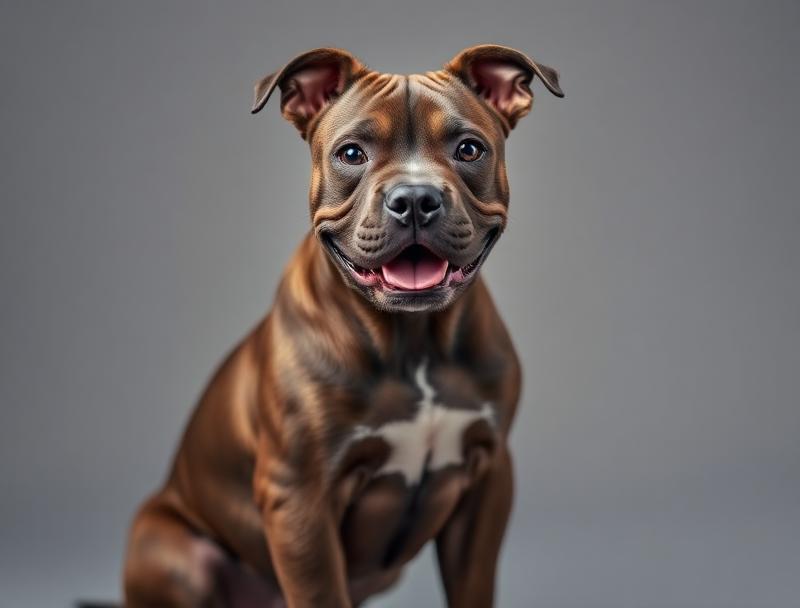 Staffie (Staffordshire Bull Terrier) chiot race chien salon expo/vente